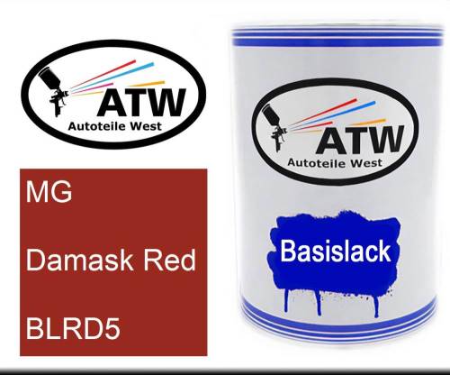 MG, Damask Red, BLRD5: 500ml Lackdose, von ATW Autoteile West.